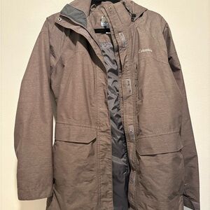 Columbia Dark Brown Interchange Jacket